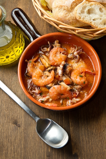 Sopa de mariscos