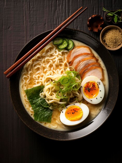 Sopa de ramen de tonkotsu