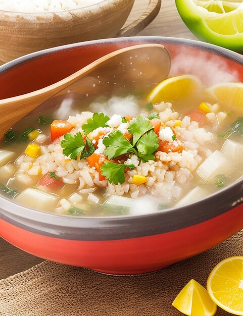 sopa tailandesa brasileña deliciosa imagen ai generada