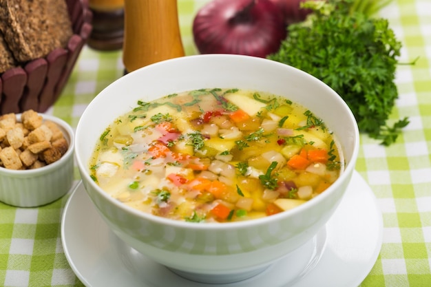 Sopa de verduras