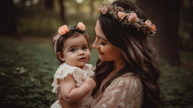 Sorprenda a su madre en el Día de la Madre con una sesión de fotos familiar divertida y creativa, como una sesión de fotos temática o una divertida y divertida Generada por IA