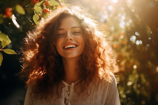 Foto sorriso mulher natureza senhora jovem alegre modelo pessoa retrato beleza estilo de vida adulto fora felicidade rosto olhando feliz cabelo atraente