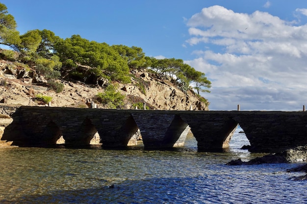 Sortell-Brücke in Cadaques, Spanien