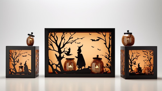 Sorten 3D-Halloween-Boxen