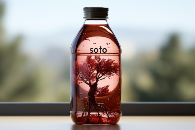 SOSRO Teh Botol Krat 220 ml ai generó una imagen de alta calidad