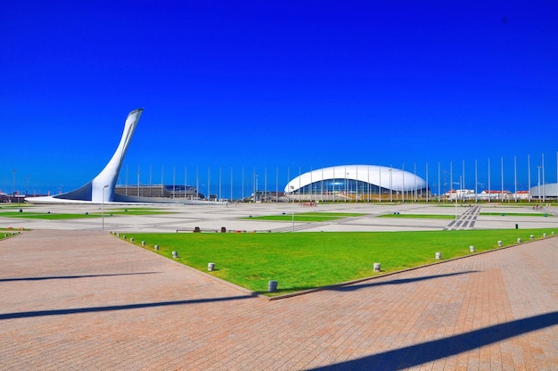 Sotschi, Russland, 6. Juli 2017: Olympischer Park Sotschi