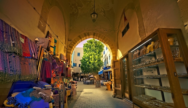 Foto souk essaouiramarockische stadt