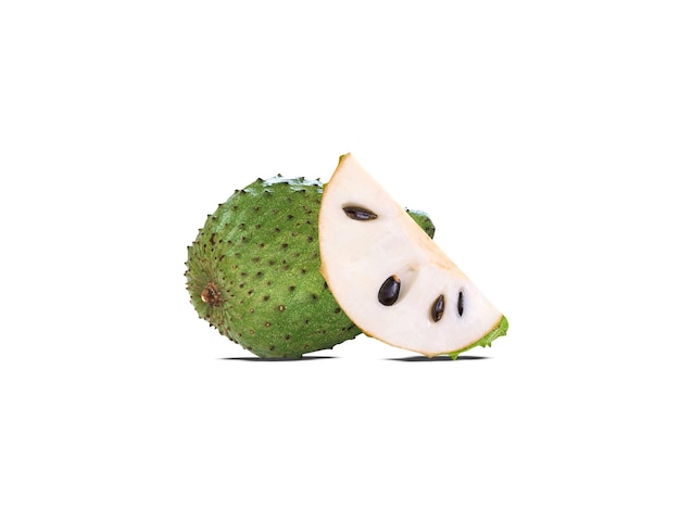 Soursop é comido maduro ou usado para fazer sucos smoothies ou folhas de sorvete usadas como erva medicina