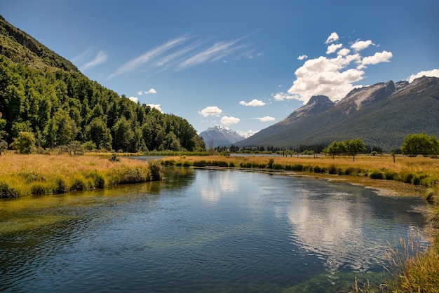 South Mavora Lake Landschaft im Fiordland National Park