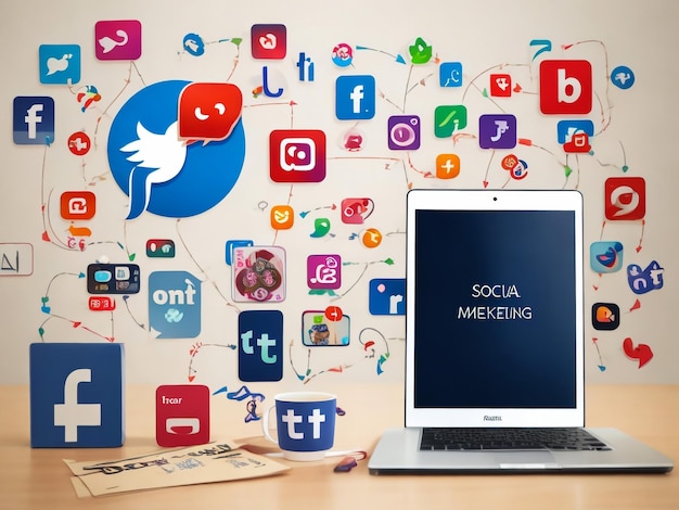 soziale Medienkommunikation in den globalen Computernetzwerken