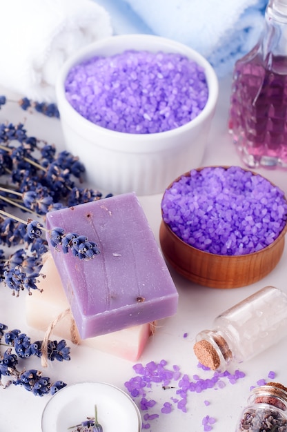 Spa con lavanda