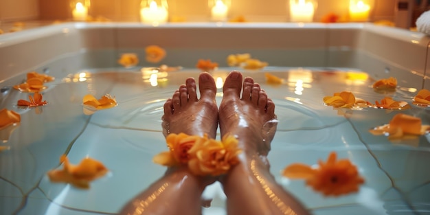 Foto spa para los pies