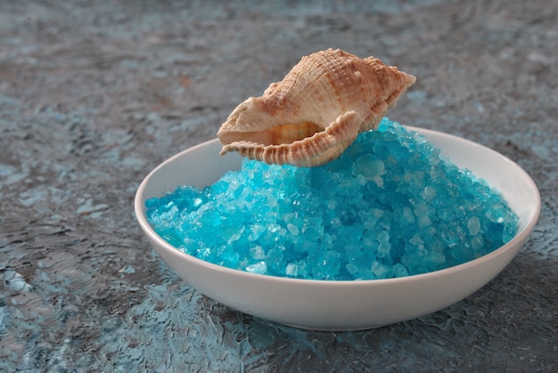 Spa y productos para el cuidado corporal. Baño aromático colorido Sal del Mar Muerto