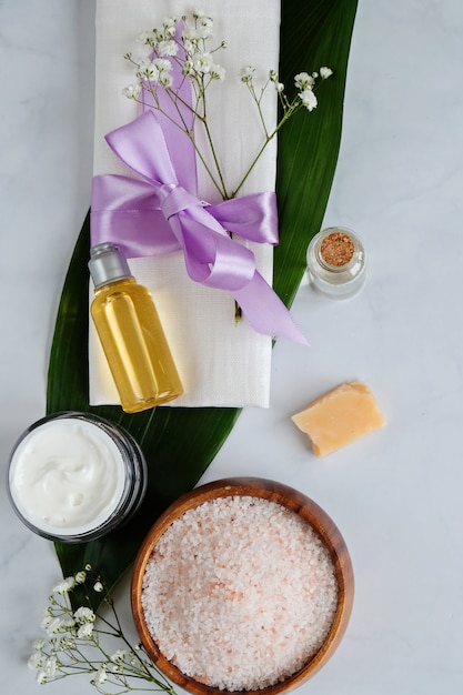 Spa productos naturales para el cuidado de la piel.