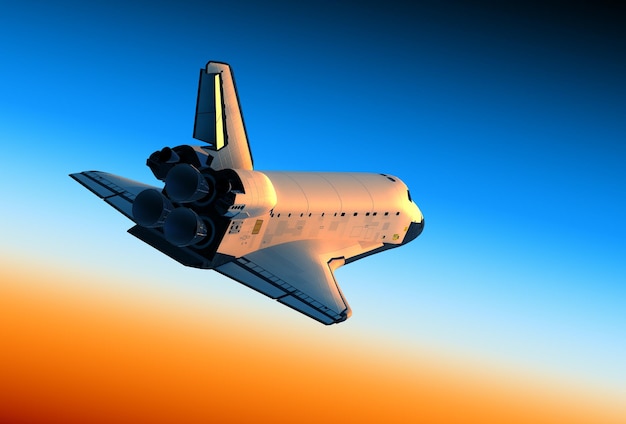 Space-Shuttle-Landung