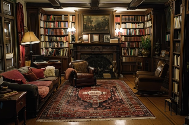 Spätaufenthalte in einer alten, aber gemütlichen Hausbibliothek
