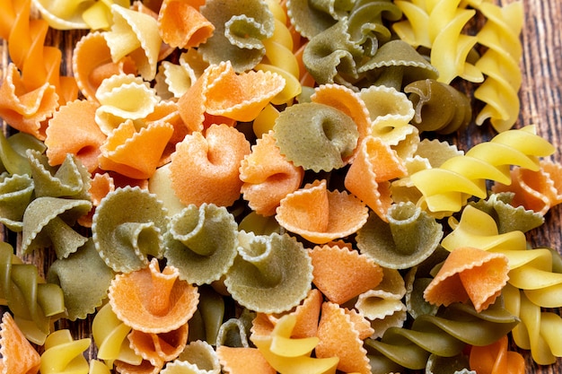 Spaghetti, Conchiglie, Fusilli, Farfalle, Maccheroni, Makkaroni