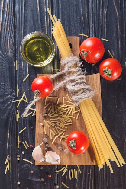 Spaghetti mit Tomaten