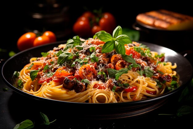 Spaghetti mit Tomatensauce