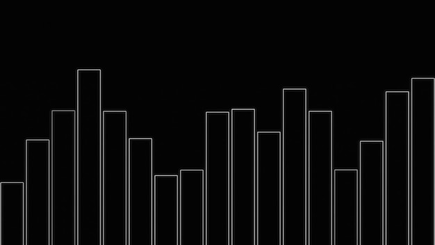 Spalten-Equalizer-Design farbenfrohe Spalten von Konturlinien bewegen sich zum Rhythmus der Musik Kontur-Eqalizer auf