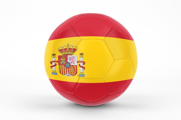 Spanien-Flaggen-Fußball