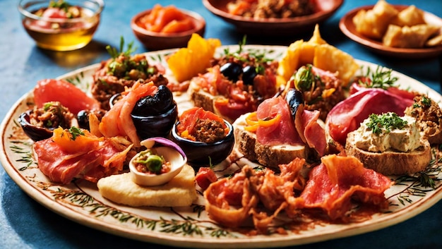 Spanisches Essen Tapas