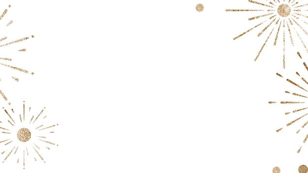 Sparkle festliches Feuerwerk Grenze png transparenter Hintergrund