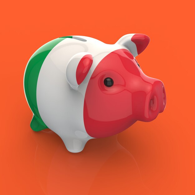 Sparschwein - 3D-Illustration