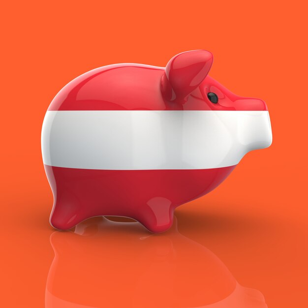 Sparschwein - 3D-Illustration