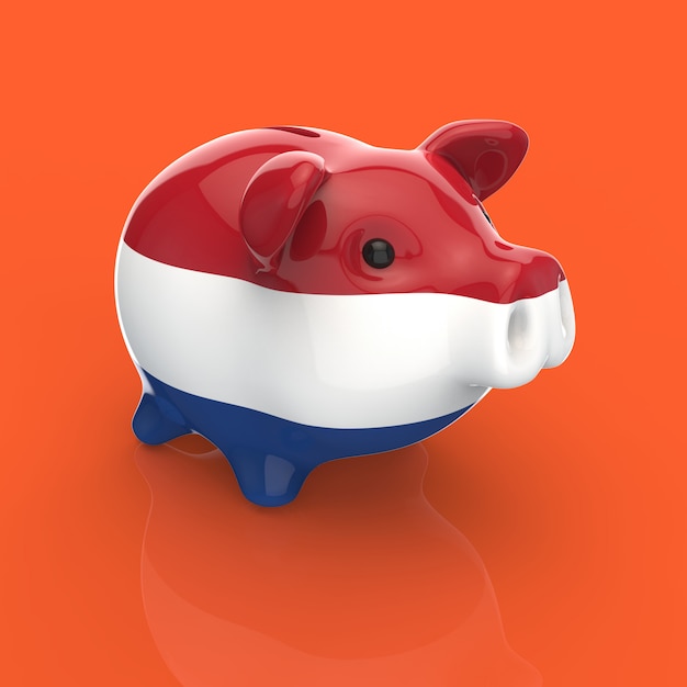 Sparschwein - 3D-Illustration