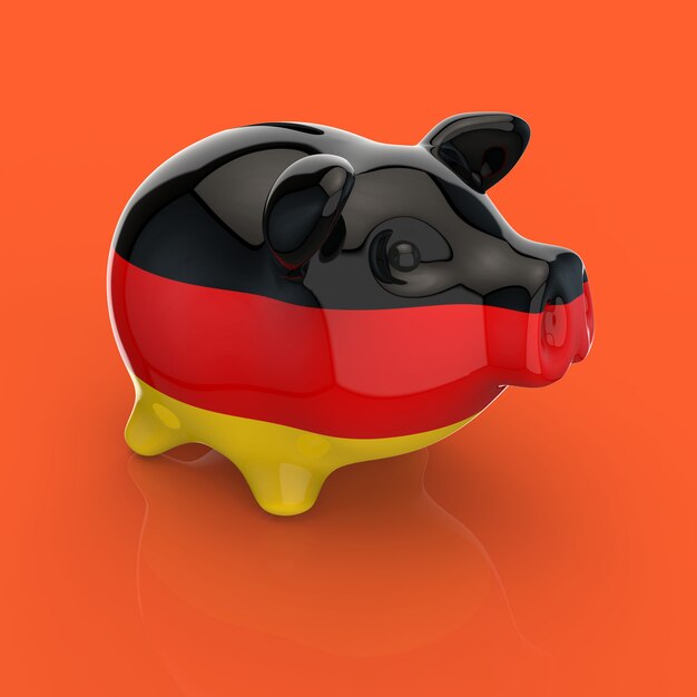 Sparschwein - 3D-Illustration