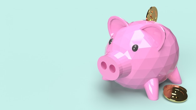 Sparschwein, 3D-Rendering