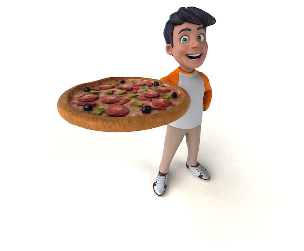 Spaß 3D Cartoon asiatischen Teenager