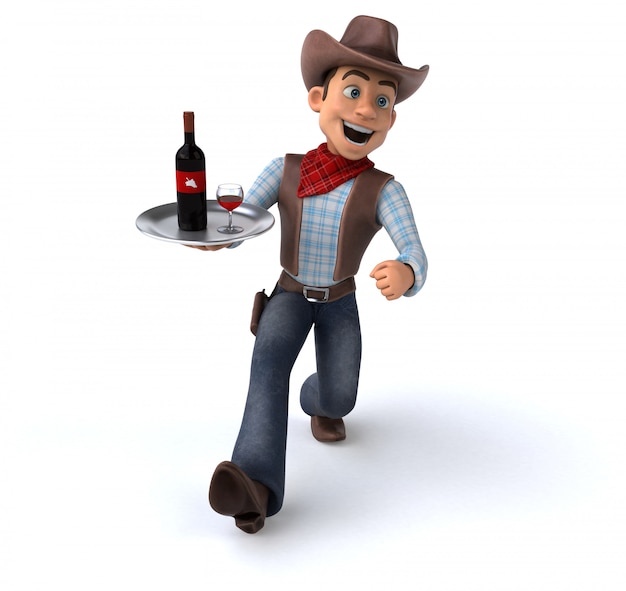 Spaß Cowboy Animation