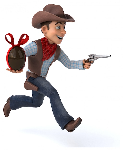 Spaß Cowboy Animation