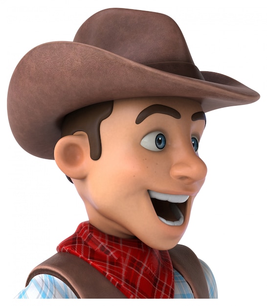 Spaß Cowboy Animation