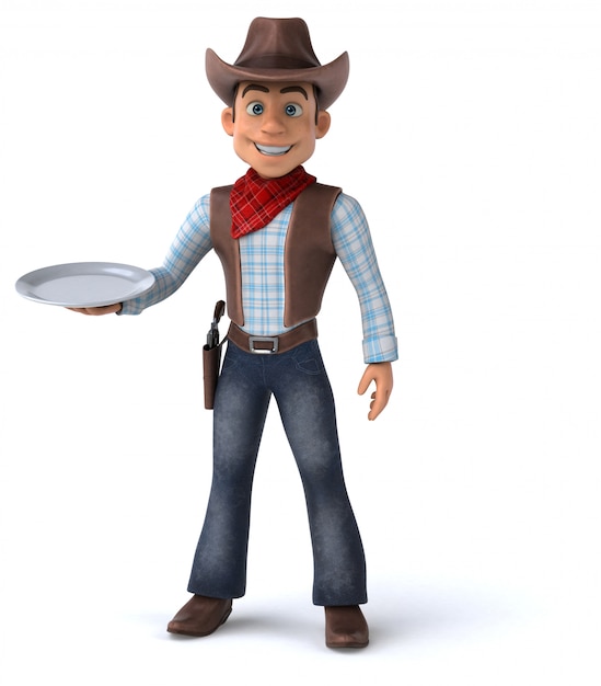 Spaß Cowboy Animation