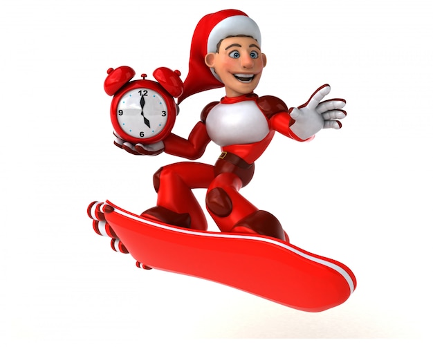 Spaß Super Santa Claus Animation