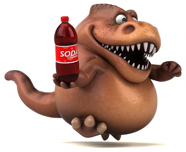 Spaß Trex - 3D-Illustration