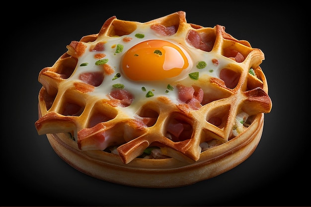 Speck-Ei-Waffeln