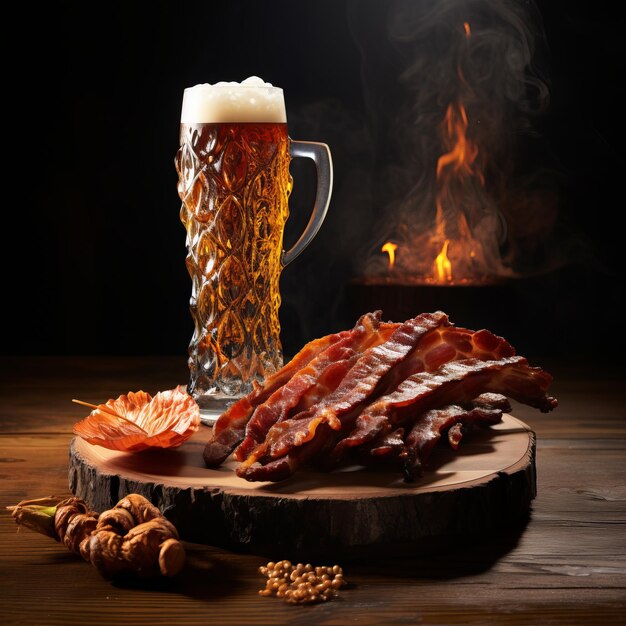 Speck und Bier, ein knuspriges und rauchiges Vergnügen