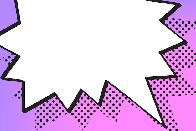 Speech bubble png Rahmen Aufkleber Cartoon Pop Art Stil