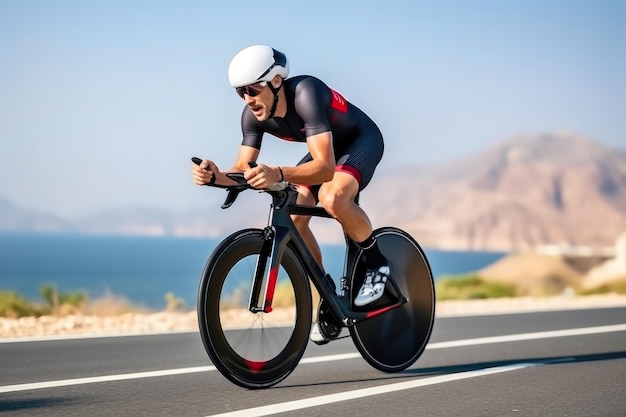 Speed Demon Triathlete Ciclismo con intensidad