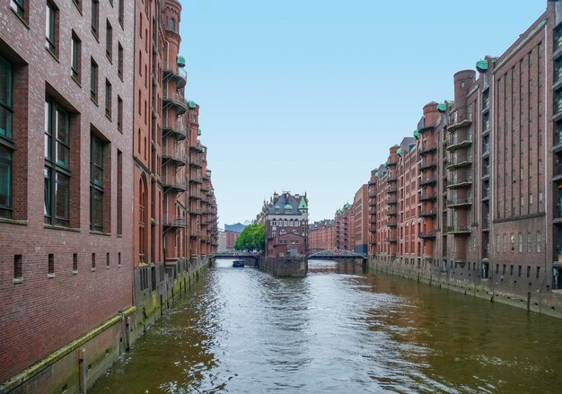 Speicherstadt en la ciudad de Hamburgo