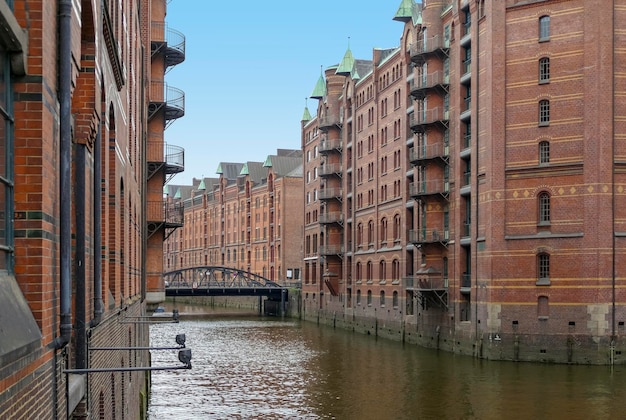 Speicherstadt en la ciudad de Hamburgo