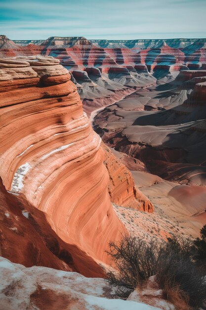 Spektakuläre Aussichten Tagespracht im majestätischen Grand Canyon KI-generiert