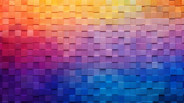 Foto spektrum an mehrfarbigen tilestyle-mosaiken