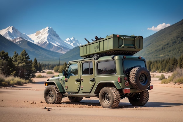 Speziale Streitkräfte Militär-Jeep Off-Road-Fahrzeug mit hoher Leistung und hoher Pferdestärke Auto Armee