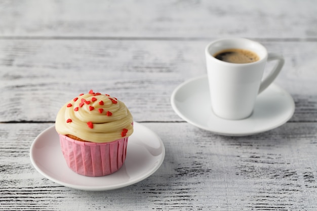 Spezielles frühstück zum valentinstag