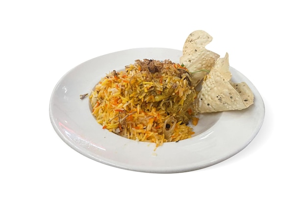 Spicy Chicken Biryani-Food-Fotografie